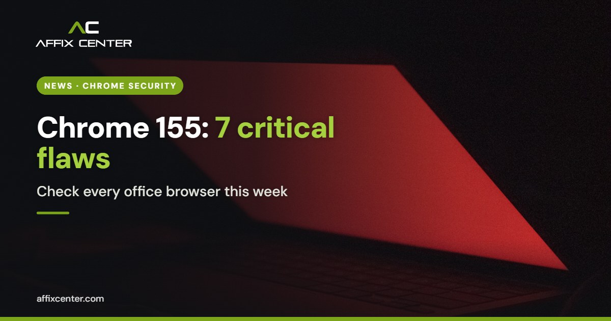 Laptop glowing red in a dark room, suggesting a security warning